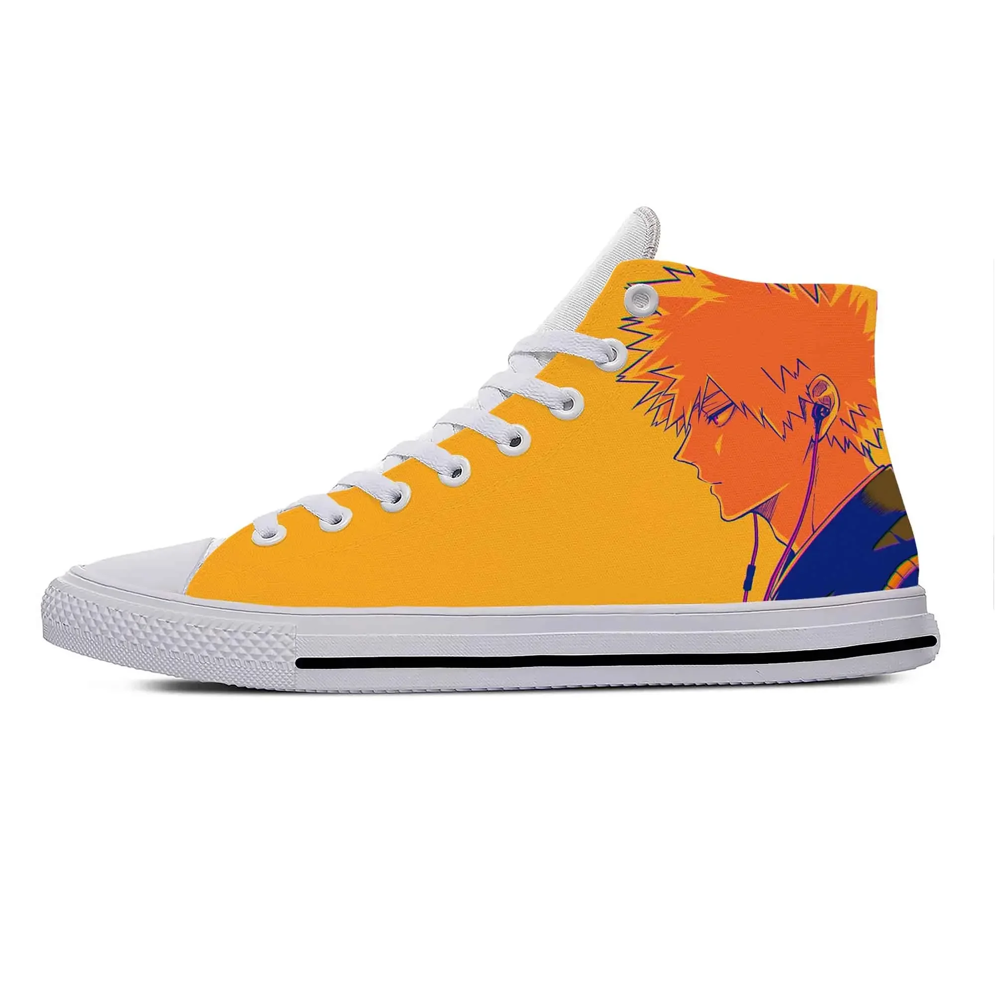

Anime Cartoon My Hero Academia Bakugou Katsuki Casual Cloth Shoes High Top Lightweight Breathable 3D Print Men Women Sneakers