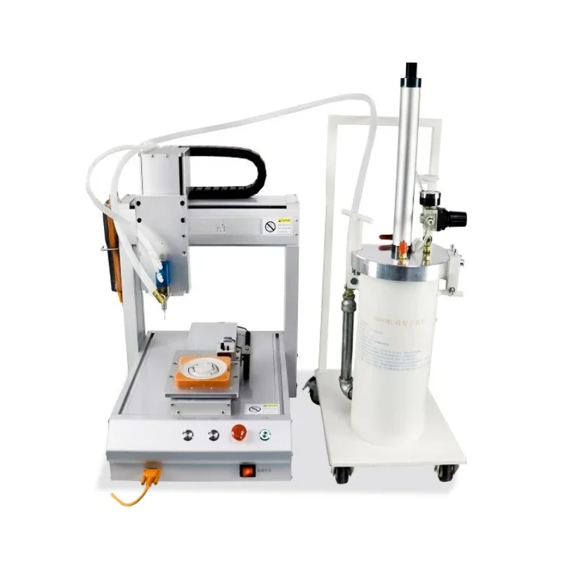 Dispensing machine Automatic lamp cover dispensing silicone hot melt adhesive yellow glue UV glue desktop type