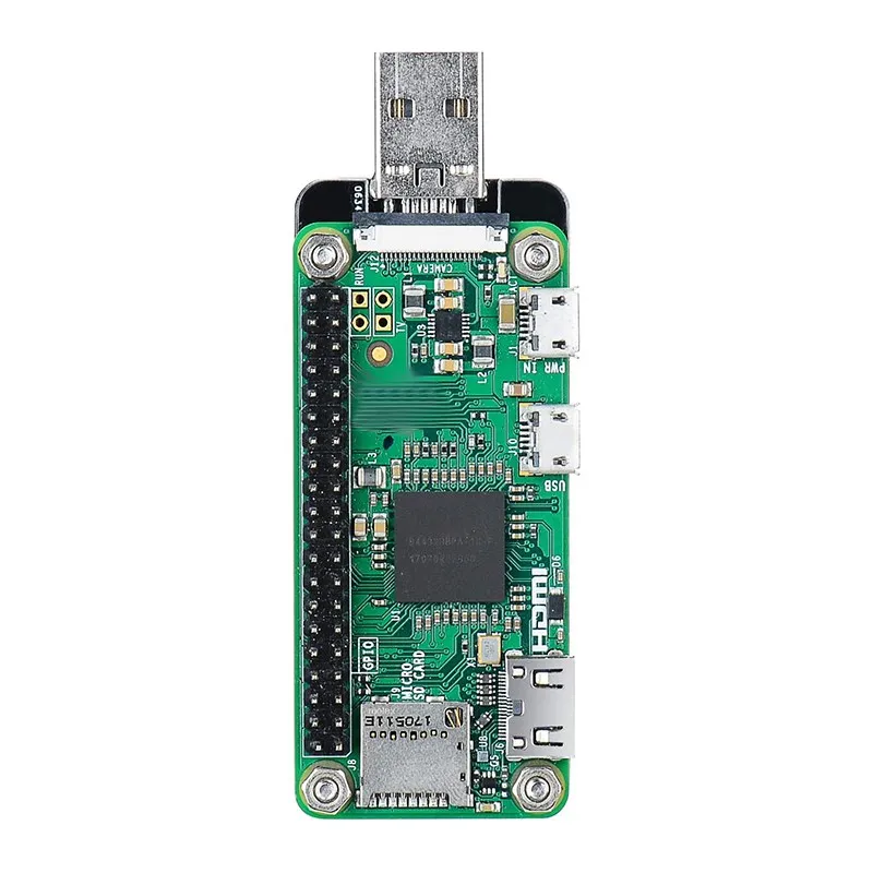 Raspberry pi zero/w placa de expansão do dispositivo usb para raspberry pi com capa de proteção de isolamento de energia acrílica