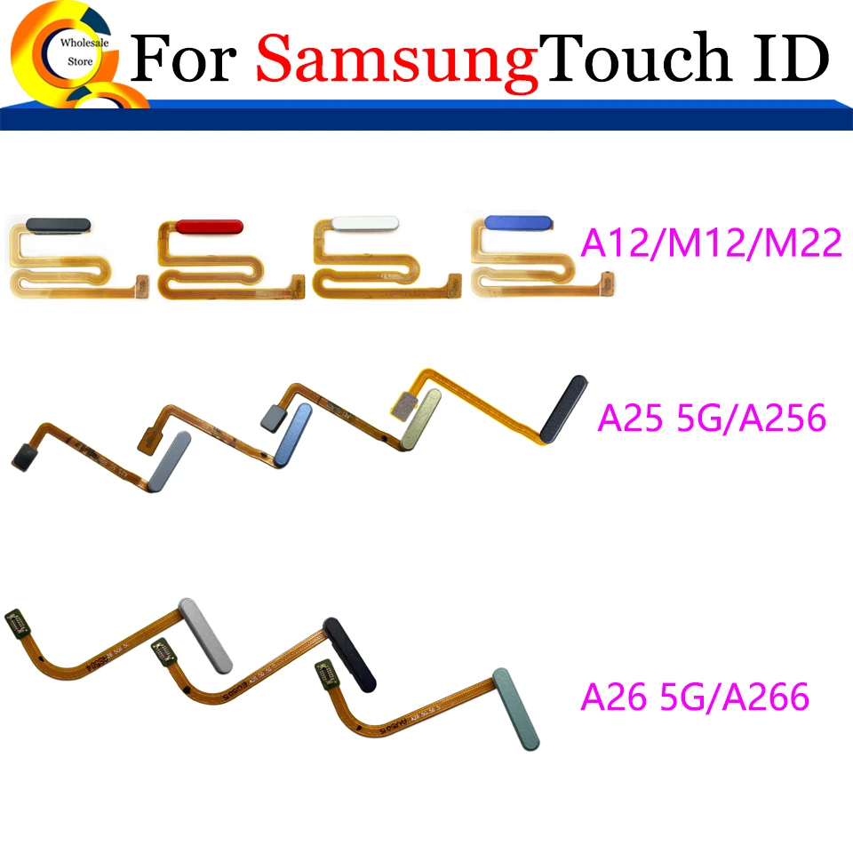 10pcs\lot-home-button-fingerprint-touch-id-sensor-flex-cable-for-samsung-a12-m12-m22-a25-a26-5g-a256-a266-replacement
