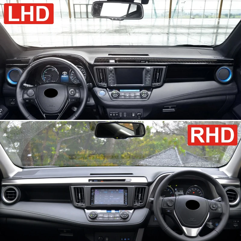 لتويوتا RAV4 XA40 2013 2014 2015 2016 2017 2018 لوحة سيارة حصيرة لوحة أداة الشمس الظل حصيرة عدم الانزلاق وسادة الملحقات #3