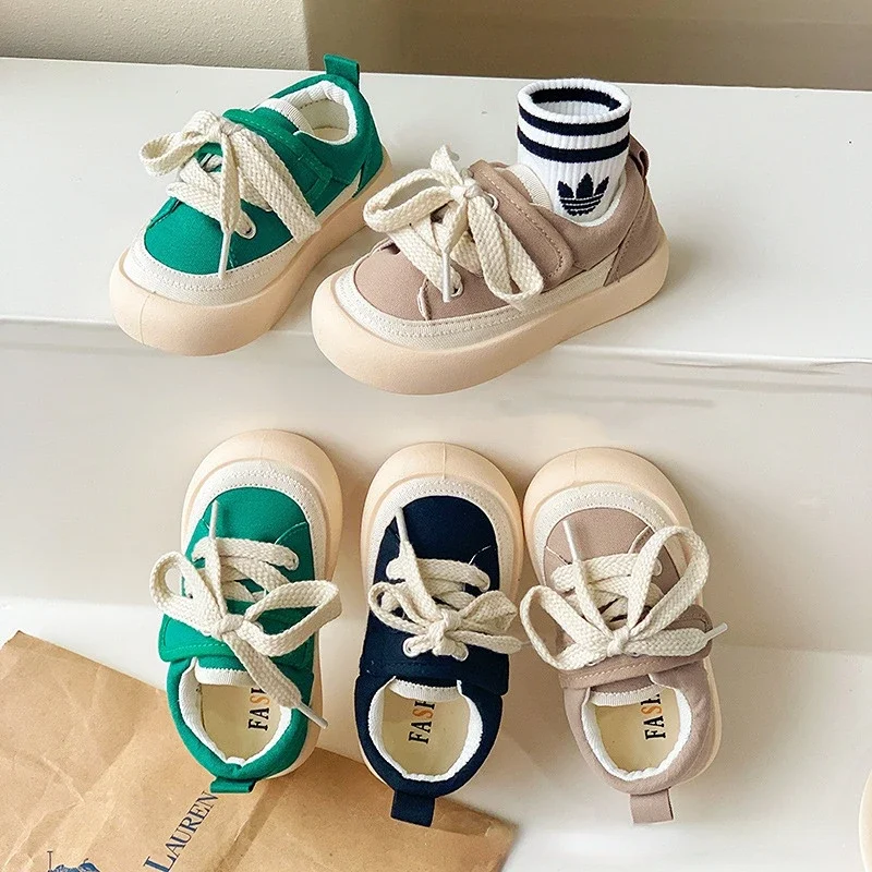 Kindergarten Baby Shoes Spring Summer New Korean Boy Canvas Shoe Versatile Kids Shoe Girls Soft Sole Casual Shoe Tide Zapatillas