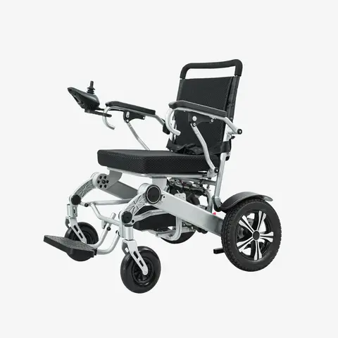 Electric Wheelchair for Adults - Lightweight, Foldable, Portable, All-Terrain, Motorized, Weight Capacity 264 Lbs