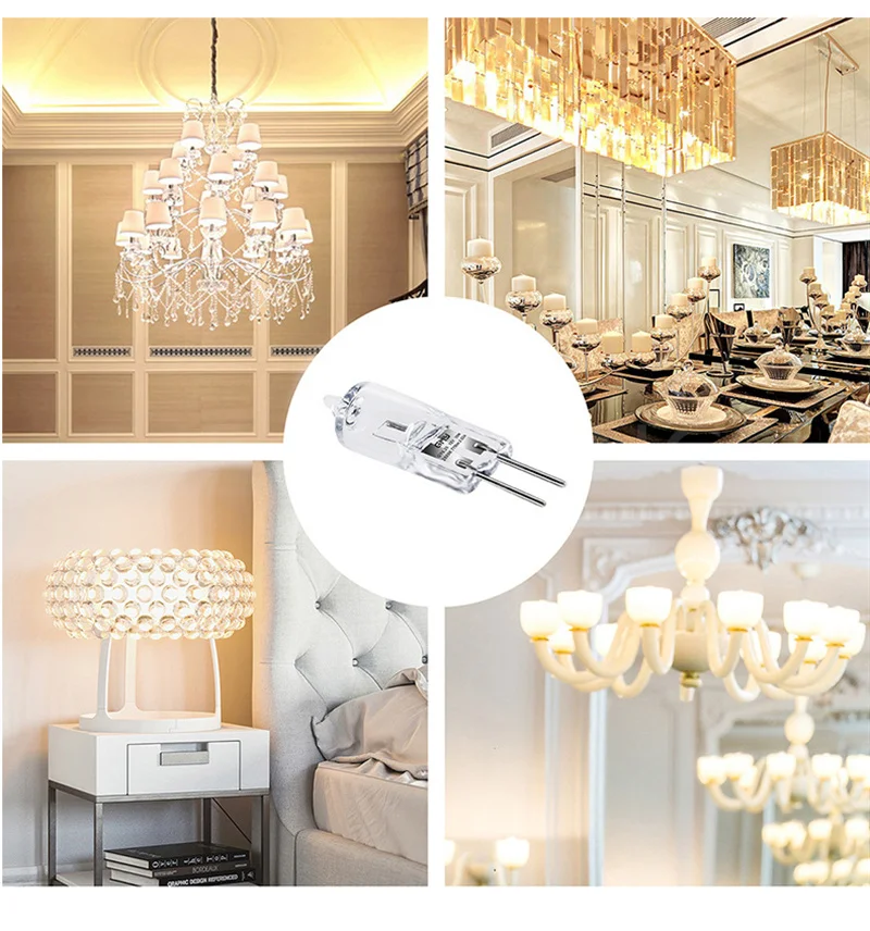 Lamkrtlp Lampadine alogene G9, Lampadine Alogene a Capsula Trasparente