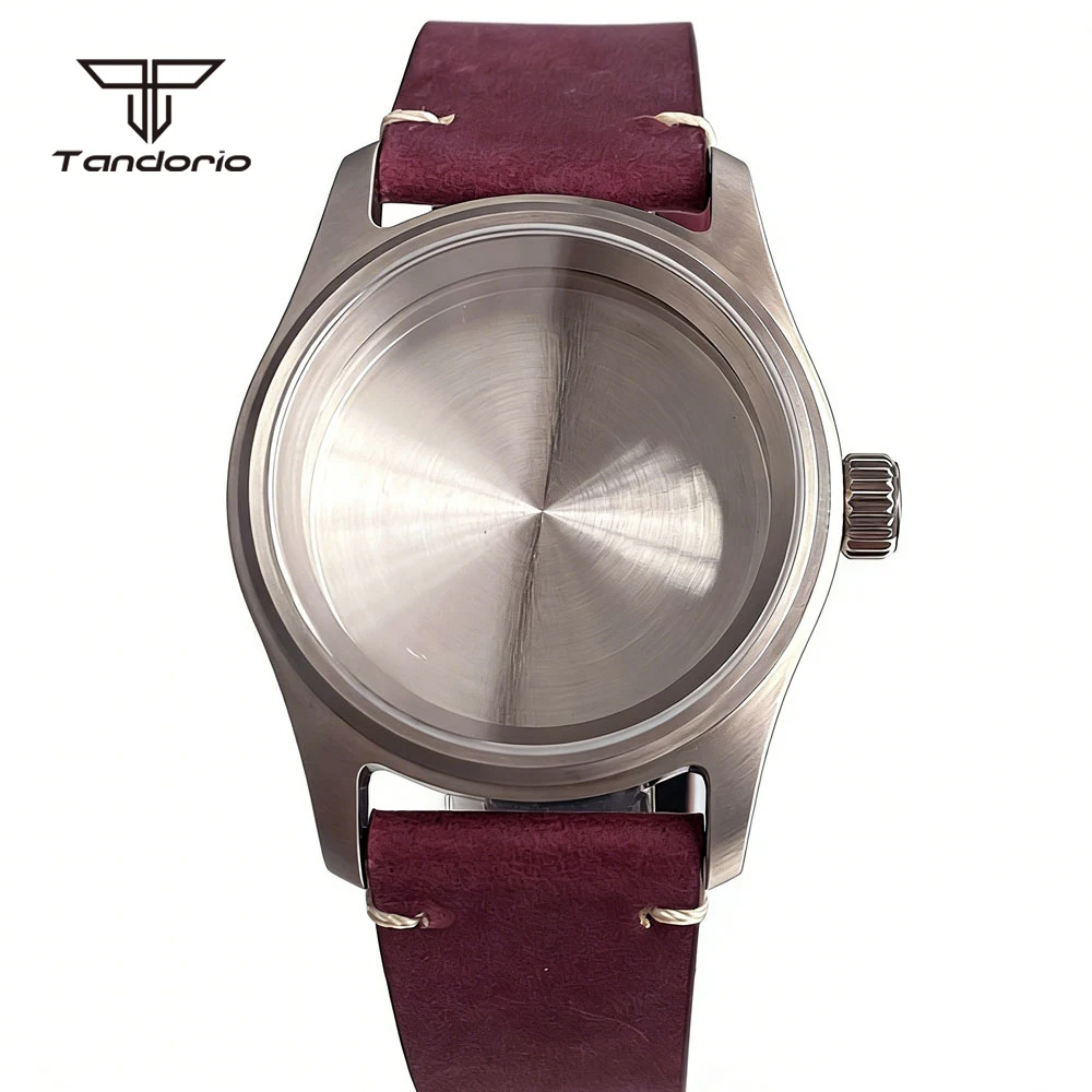 Stahl 36mm/39mm Piloten-Uhrengehäuse+Armband Saphirglas Passend für NH34 NH35 NH36 NH38 Miyota8215 8205 ETA2824 PT5000 ST2130 Felduhrenteile – Detail 1