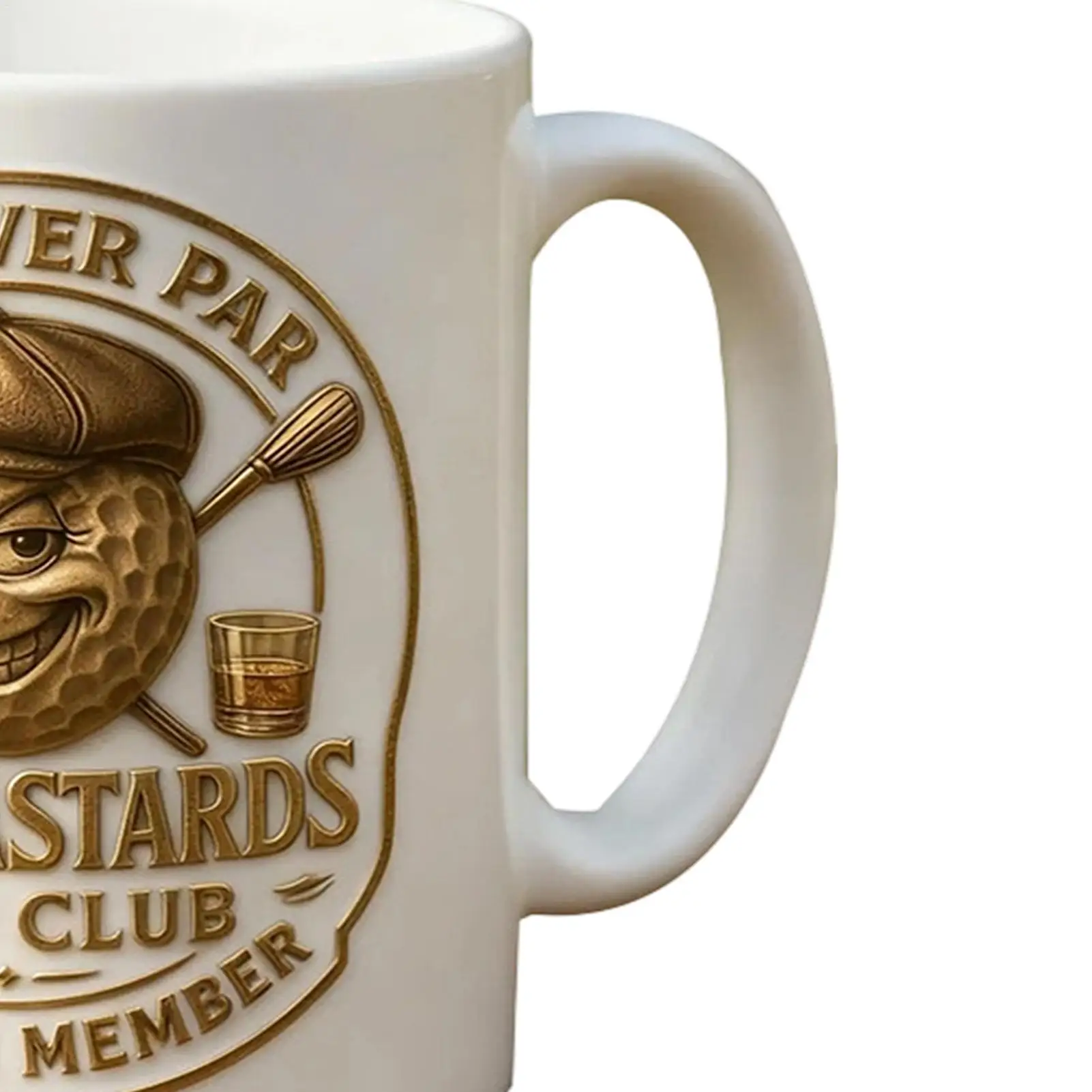 

Golf Mug 350ml Ceramic Coffee Cup Tea Mug With Handle For Golfers Club Members Tournament Course Office Home Birthday Christmas