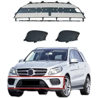 

Передний бампер с подсветкой, решетка, крышка противотуманной фары, рамка для Mercedes Benz W292 GLE400 450 автомобильные товары