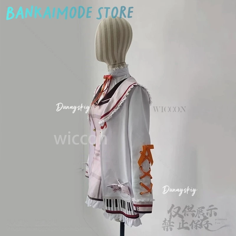 Otonose カナデコスプレアニメ Vtuber 衣装パフォーマンスレースドレスロリータウィッグ女の子女性パーティーアイドル 코스프레