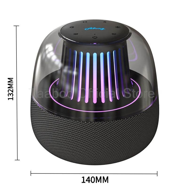 12W Bluetooth Speaker 5V Wireless Subwoofer 4000mAh 7H Play Portable Speaker 7-Type Lights AudioSurround Sound For Computer PC