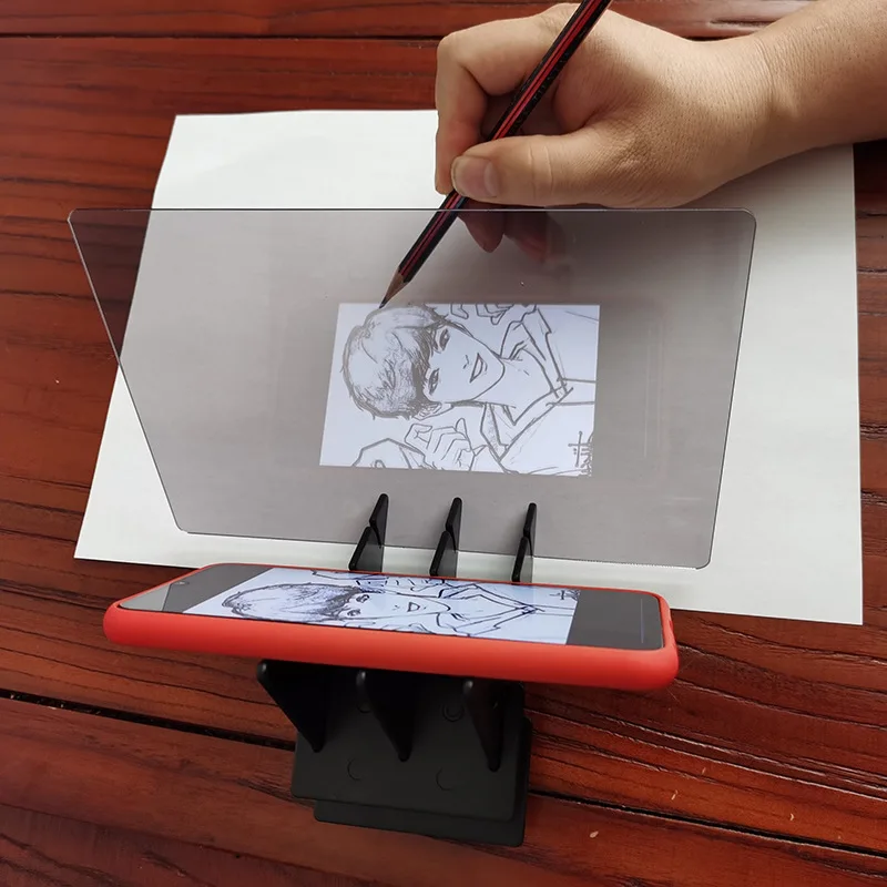 Tableau d'art optique interactif : plaisir éducatif grâce au traçage par projection, améliore l'observation et les compétences de peinture