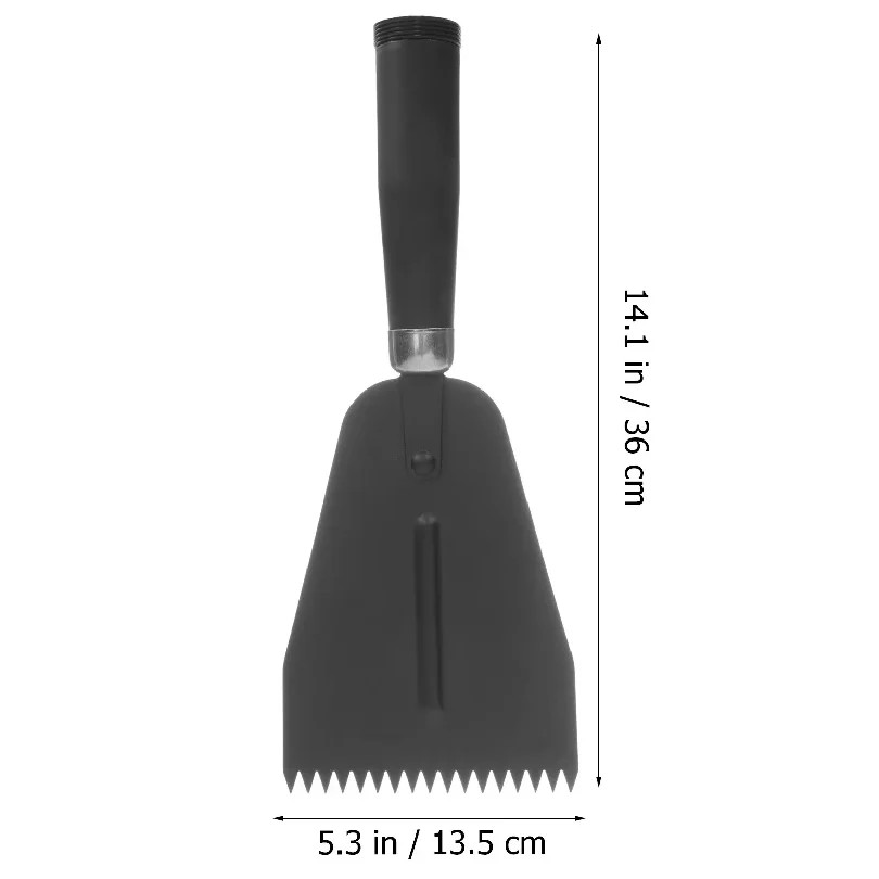Outdoor Ice Shovel Manganese Steel Heavy Duty Snow Shovel for Driveway Snow Removal Professional and Car Window