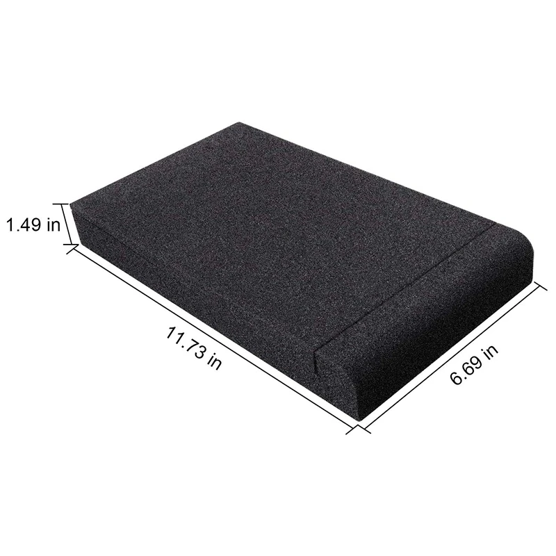 2Pcs Acoustic Panels Foam Suitable For 5 Inch Speakers High-Density Acoustic Foam Prevent Vibrations And Fit Most Stands