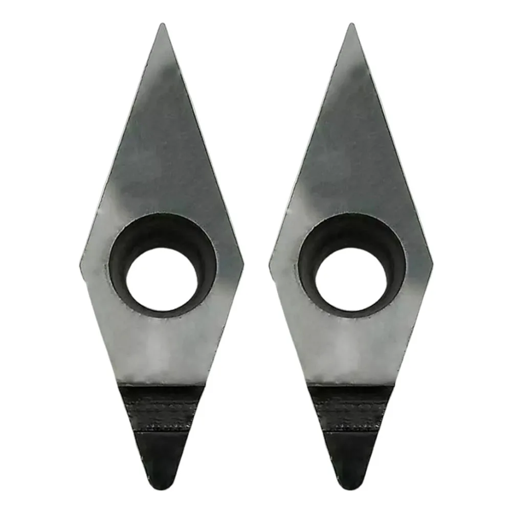 2pcs VCGT160408 PCD Insert Cutting Tool Cnc Tool Parts For Aluminum Materials Processing VCGT160408 PCD Insert