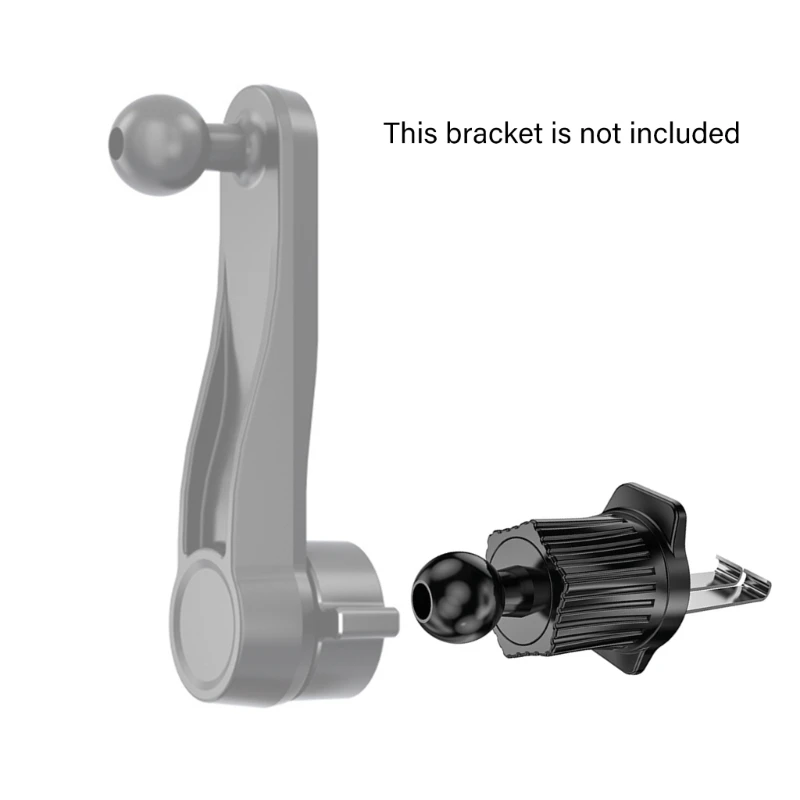 

Easy installs Hook Design Car Vent Clip Not Shake Technology Universal Fit for 17mm Ball Head Phone Holder Bases best sale