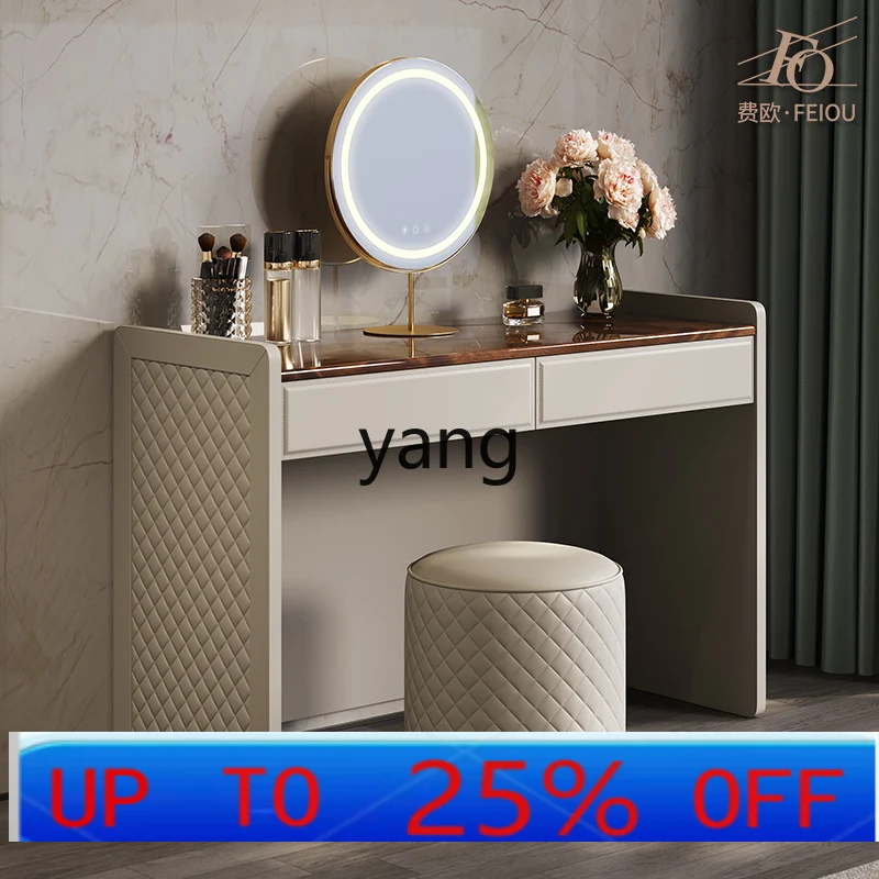 

lmm light luxury dresser bedroom simple size apartment high-end marble makeup table