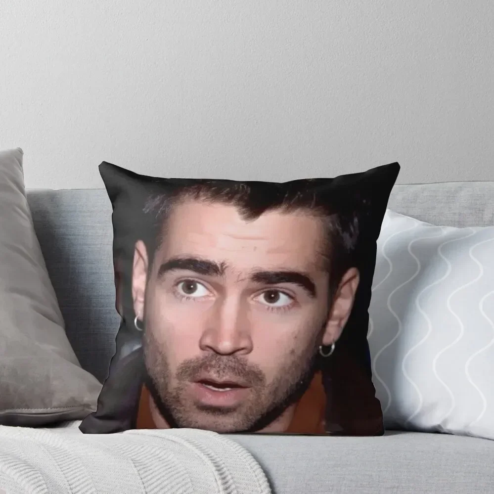 colin farrell Throw Pillow anime girl Room decorating items Pillow