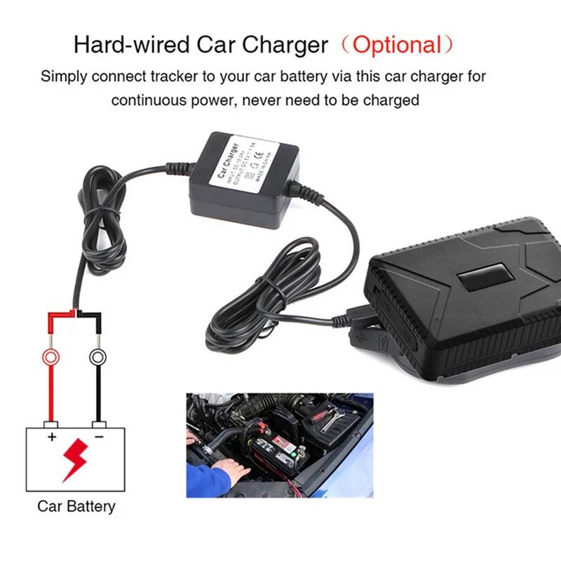 ABGI-3X Car GPS Tracker TK915 GPS Locator 10000Mah Waterproof IP65 GPS Car Tracker Tamper Alert LIFETIME FREE APP