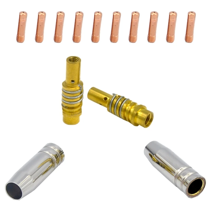 1.0mm 14AK Welding Torch Gas Nozzle for Detailed Welding Work Replacement 40JE