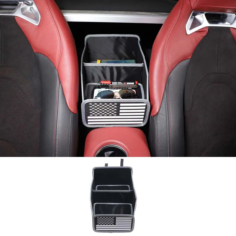 For 2019-2024 Toyota Supra car center armrest storage box multi-purpose seat back storage bag storage bag interior accessories