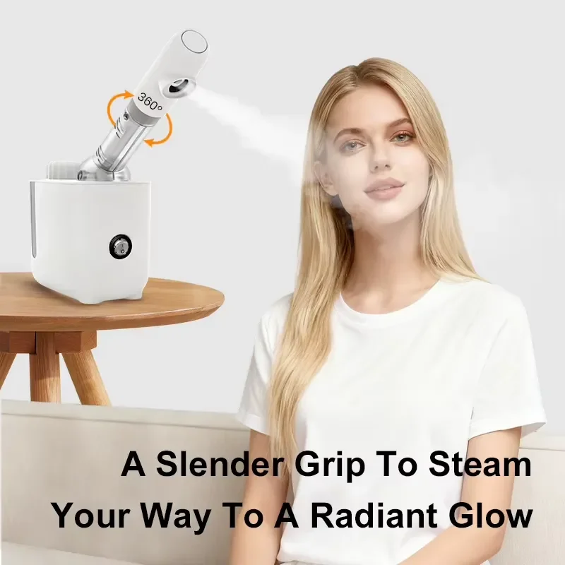 Nano Ionic Facial Steamer 200 ML Electric Home Hydrating Deep Pore Cleansing Device