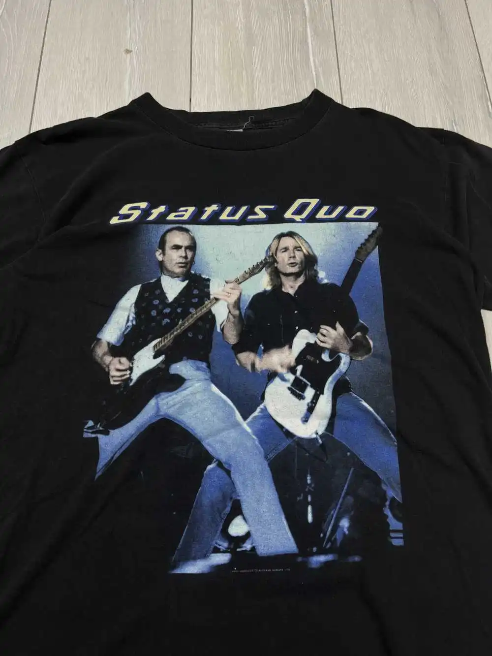 

Футболка Redwood Status Quo 1993, Just for the Record Tour DA4959, забавная мужская футболка, мужские футболки для девочек