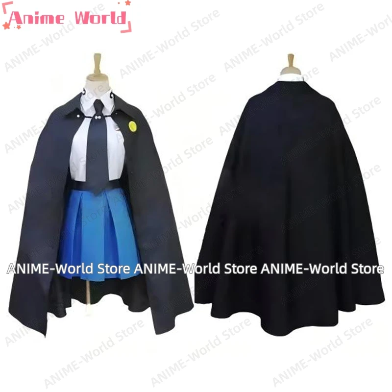 《Custom Size》Anime Game Girls Und Panzer Anchovy Chiyomi Anzai Cloak Uniform Cosplay Costume Halloween Wig Clothing view 3