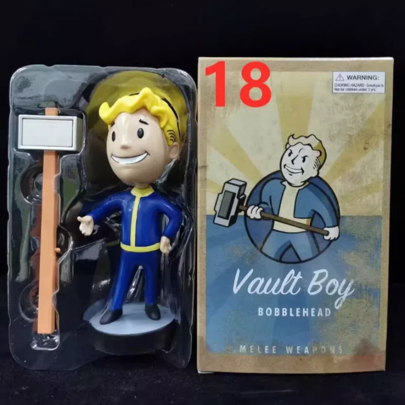 Bobblehead kawaii vault menino conjunto completo figura brinquedos anime figura de ação estátua coleção modelo boneca quarto ornamento brinquedos presente