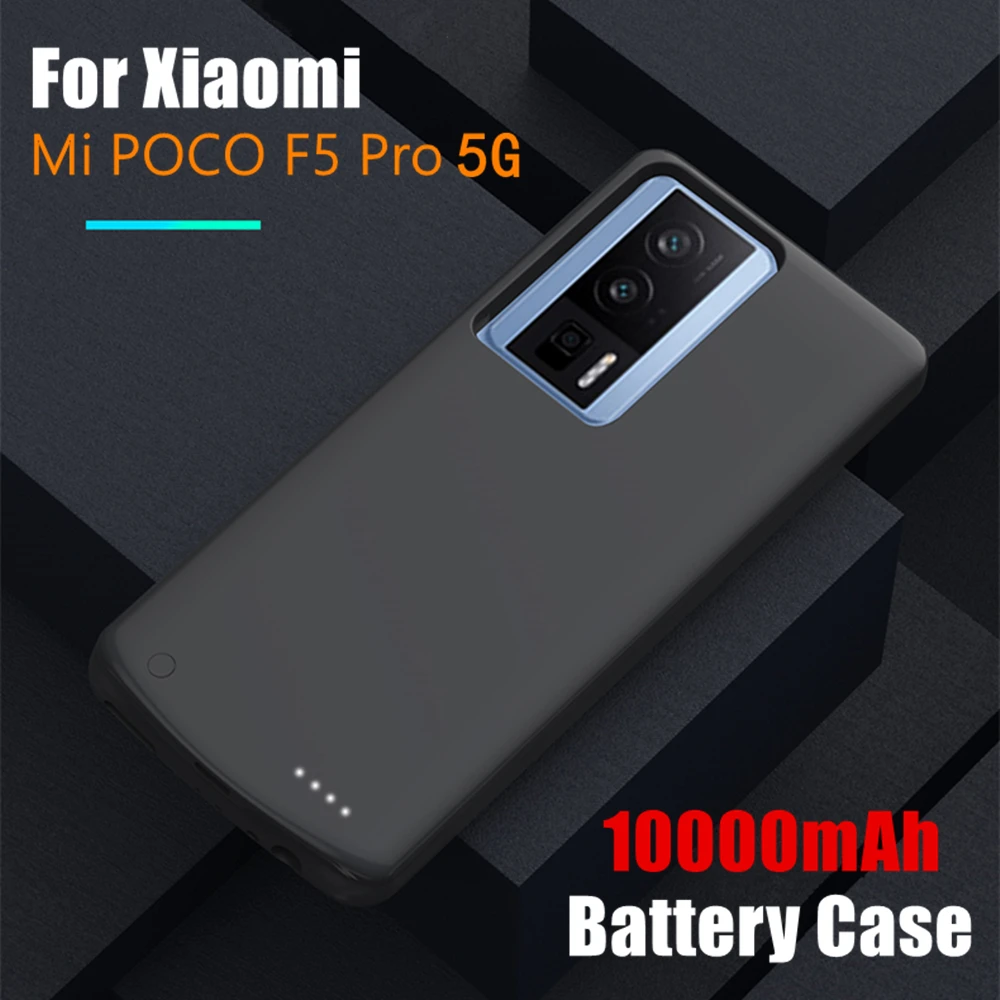 

Portable Charger Powerbank Cover For Xiaomi Mi Poco F5 Pro 5g External Battery Case 10000mAh Power Bank Charging Cover Coque