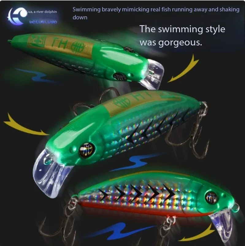 

Stable Slow Sinking Minnow Lure Long Cast Hard Bait Freshwater Fishing Lure For Bass Pike Muskie Perch