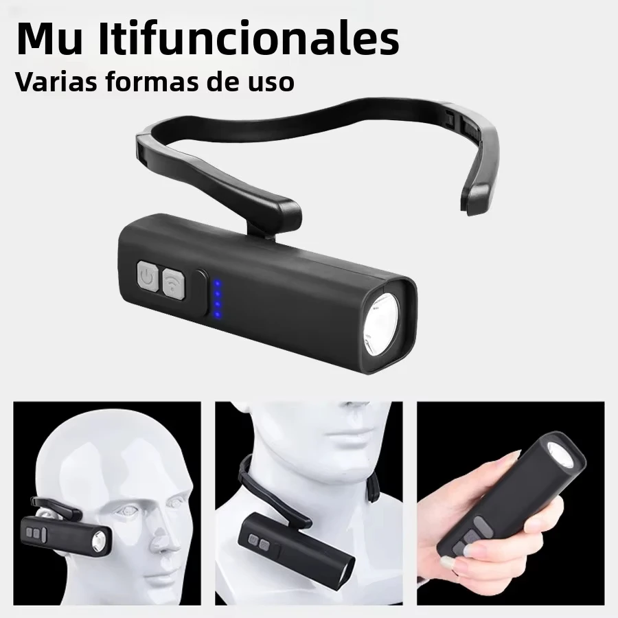 1000 Lumens Motion Sensor LED Headlamp New Ear-Hanging Design 3 Modes Hands-Free Light for Camping Running Repair