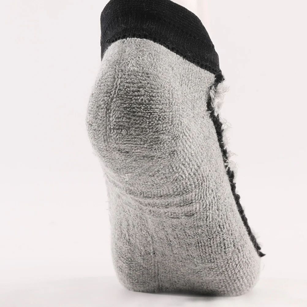 6Pairs Anti-Slip Running Socks Breathable Cotton Sports Socks Ankle Comfortable for Joggers Athletes Workout Practice