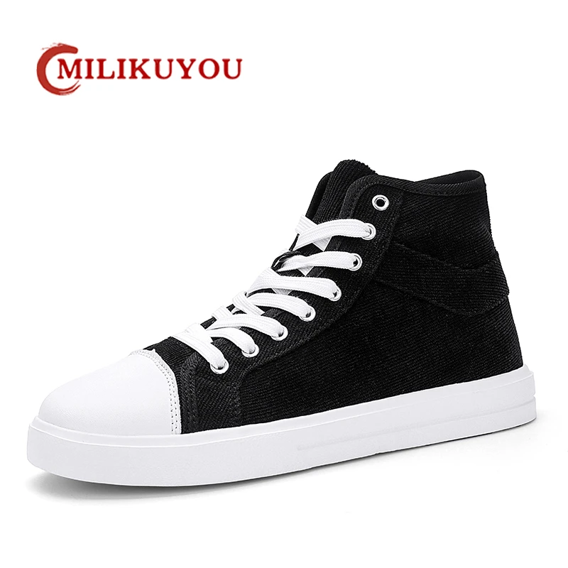 Original Men Sneakers High Top Breathable Sneaker Male Canvas Shoes Tennis Lace Up Vulcanized Shoe Youth Men\'s Casual Shoes 2024