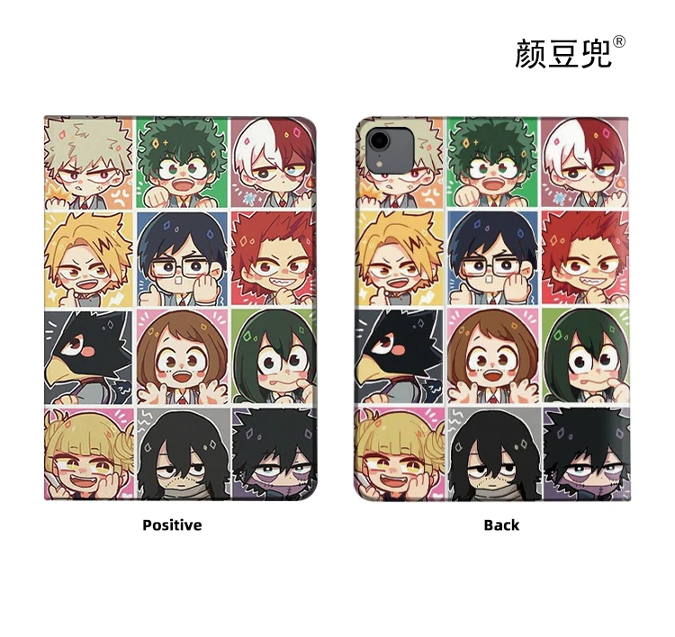 Silicone Anime Shell protetora para iPad, My Hero Academia, Caso DEKU, iPad Air 4, 5, 10.9, Mini, 5, 6, Pro, 12.9, 11, iPad, 10th, Luxo