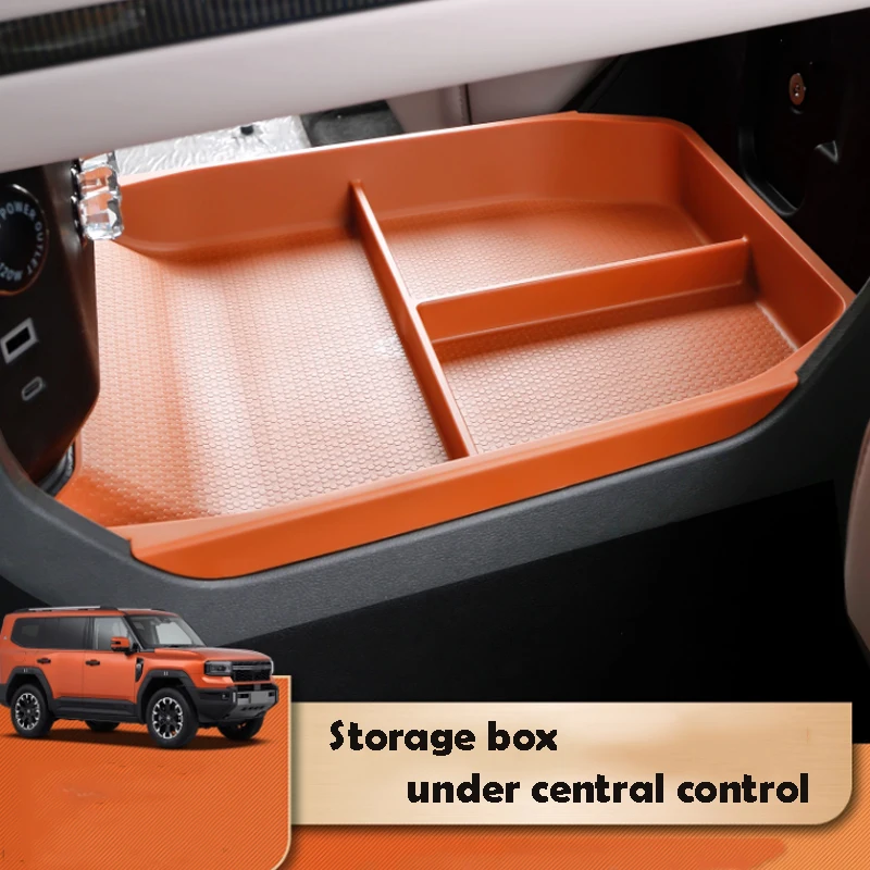 

For Chery Jetour G700 2025 2026 Storage Box Armrest Box Lower Storage Compartment Interior Decoration Accessories