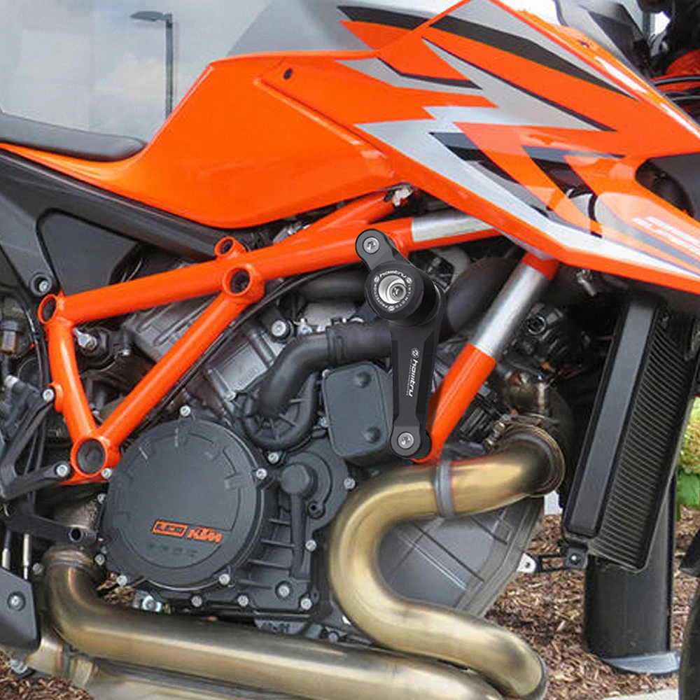 ل KTM 1290 سوبر ديوك R / RR / EVO 2020-2024 دراجة نارية الإطار المتزلجون تحطم حامي السقوط الحماية