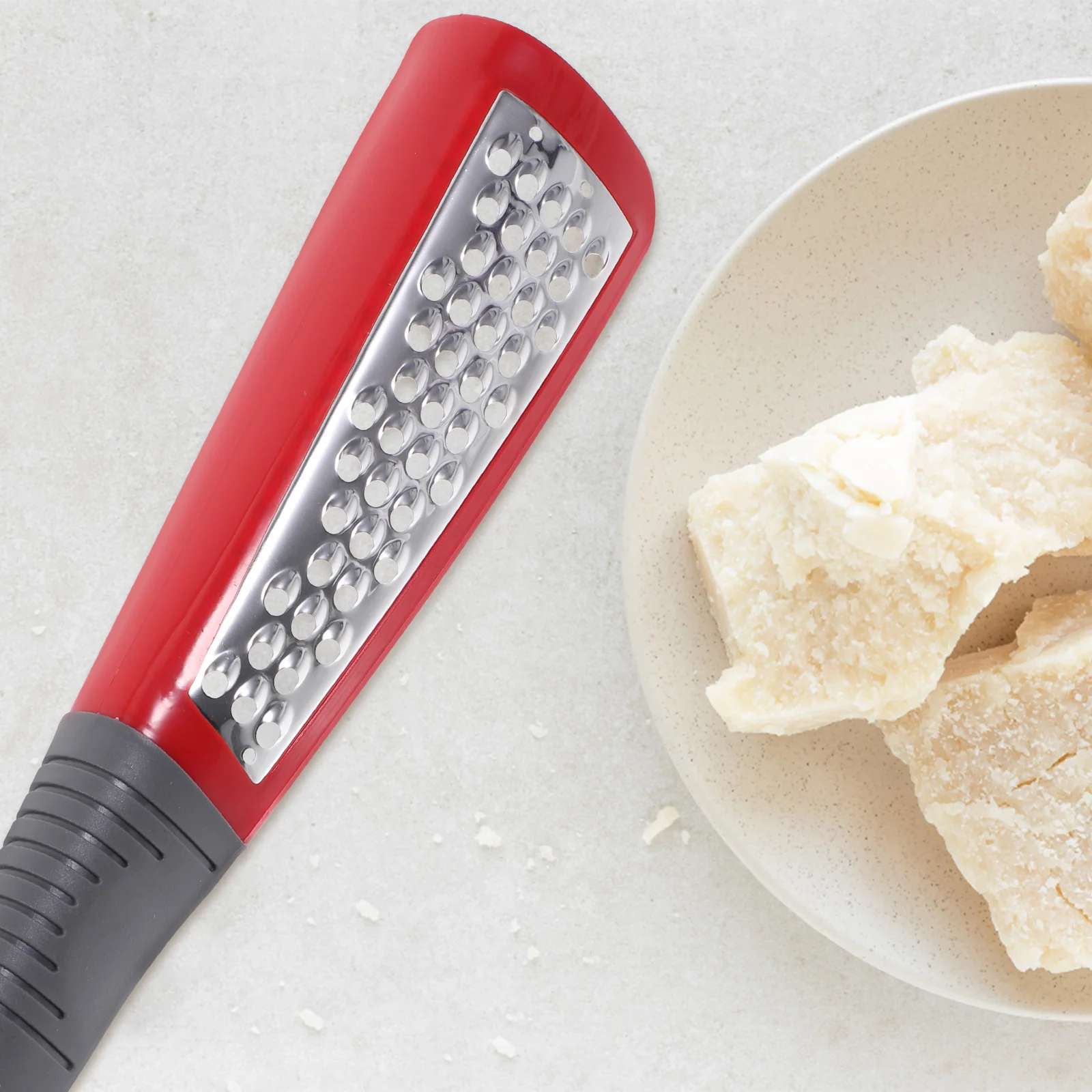 

Stainless Steel Grater Handheld Double-Sided Cheese Slicer Fruit Vegetable Planer High Efficiency Easy Grip Storage