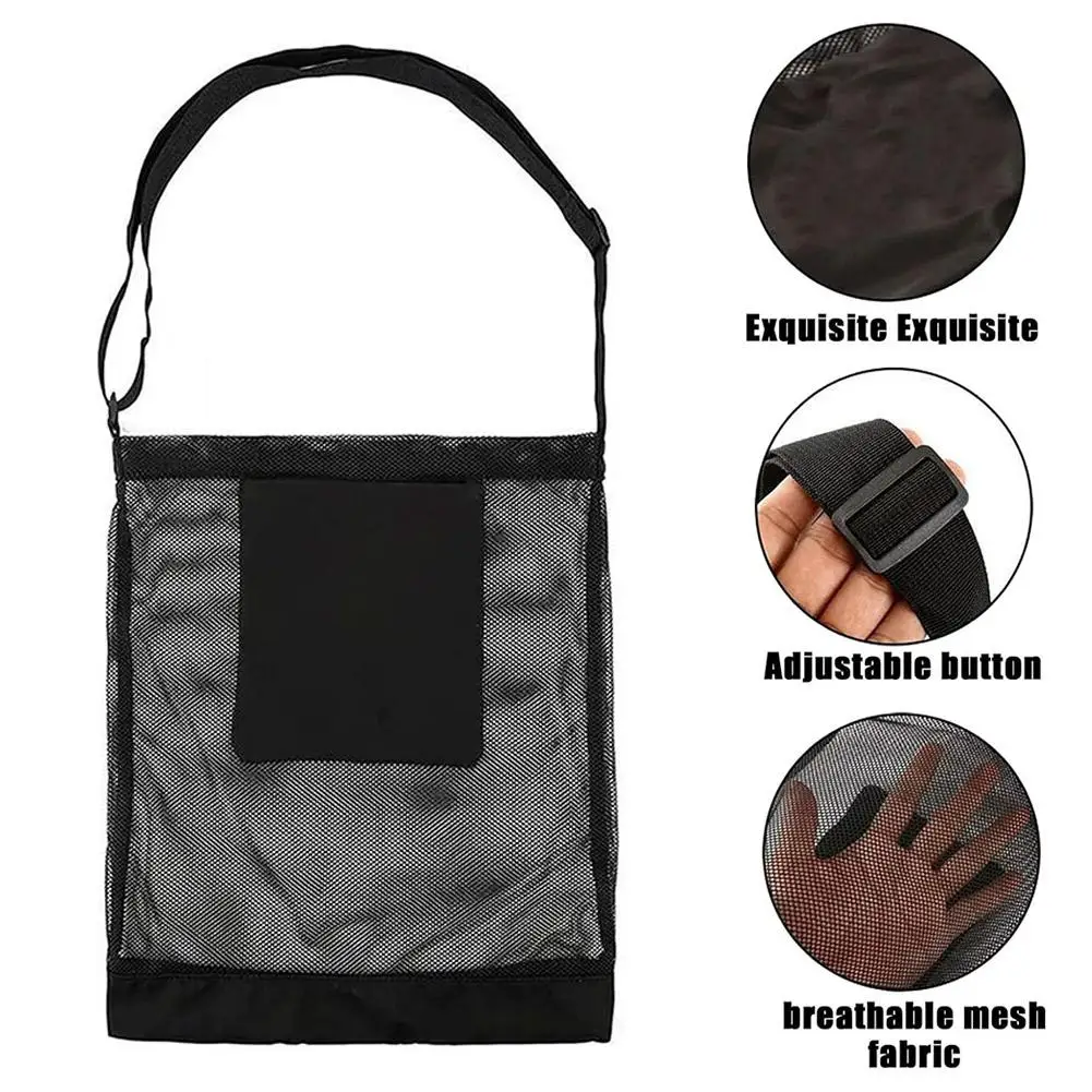 Mushroom Foraging Bag Mesh Outdoors Mushroom Hunting Pouch with Adjustable Shoulder Strap Multipurpose Harvesting Bag Basket