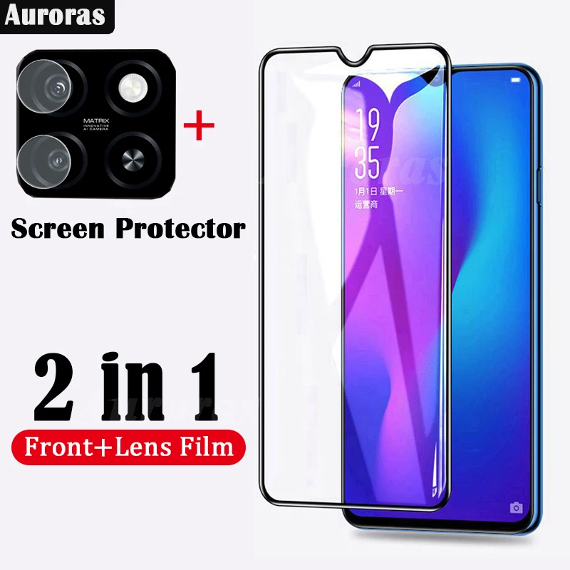 

Auroras 2in1 ZTE Blade A55 4G Screen Protector Hydrogel Film ZTE Blade A35 4G Lens Protector
