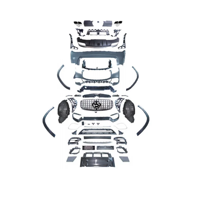 

Damei GLS X167 W167 Пластик для подтяжки лица Новый предмет с встроенными зажимами Передние и задние автомобильные бамперы Диффузор Комплект кузова для Mercedes
