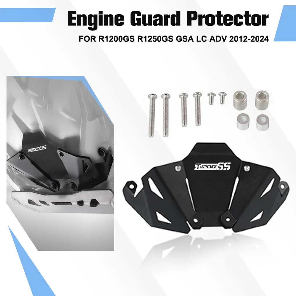 

For BMW R 1200 GS R 1250 GS R1200GS R1250GS GSA LC ADV 2012-2024 Motorcycle Sump Guard Extension Engine Housing Protection 2023