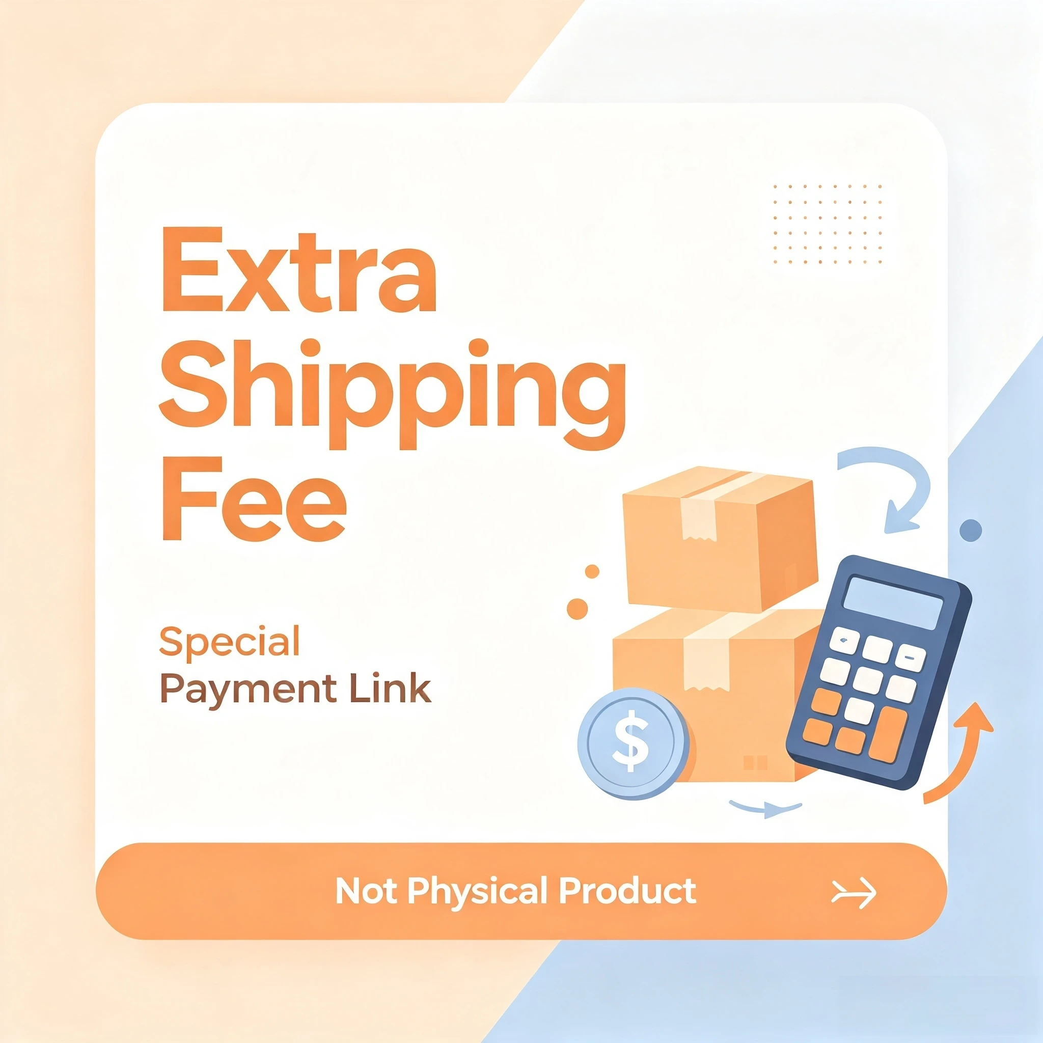 Extra Shipping Fee Payment Link Only Not Physical Product For Order Freight Supplement