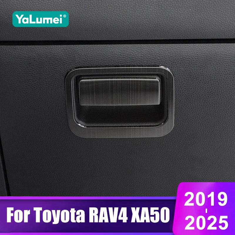 Für Toyota RAV4 XA50 2019 2020 2021 2022 2023 2024 2025 Hybrid-Auto Beifahrer-Aufbewahrungsbox Griffverkleidung Abdeckung Dekor-Zubehör