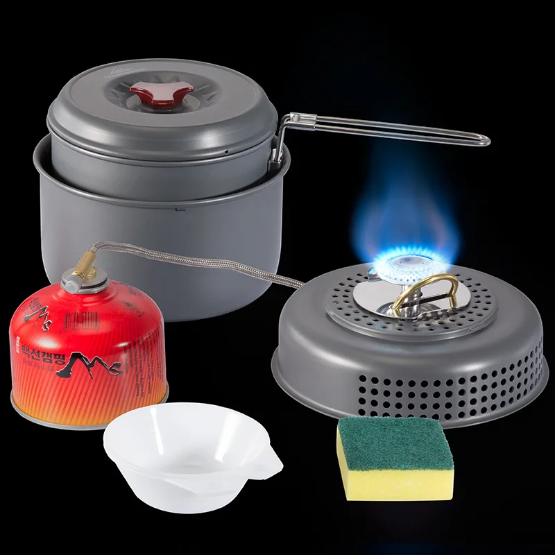 Camping Bulin BL100-Q1 Stove Pot Cooking System Set Pot Gas Alcohol Stoves Combine Set