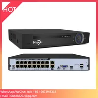 Hiseeu POE NVR 16CH 4K H.265 Surveillance Security Video Recorder IP POE NVR for Ip Camera 1080P/3MP/4MP/5MP/8MP/4K
