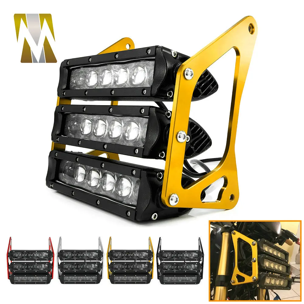 For Honda Grom MSX125 MSX 125 125SF 2013 2014 2015 2016 Motorcycle Headlight LED Three Tier Head Lamp Waterproof Accessories