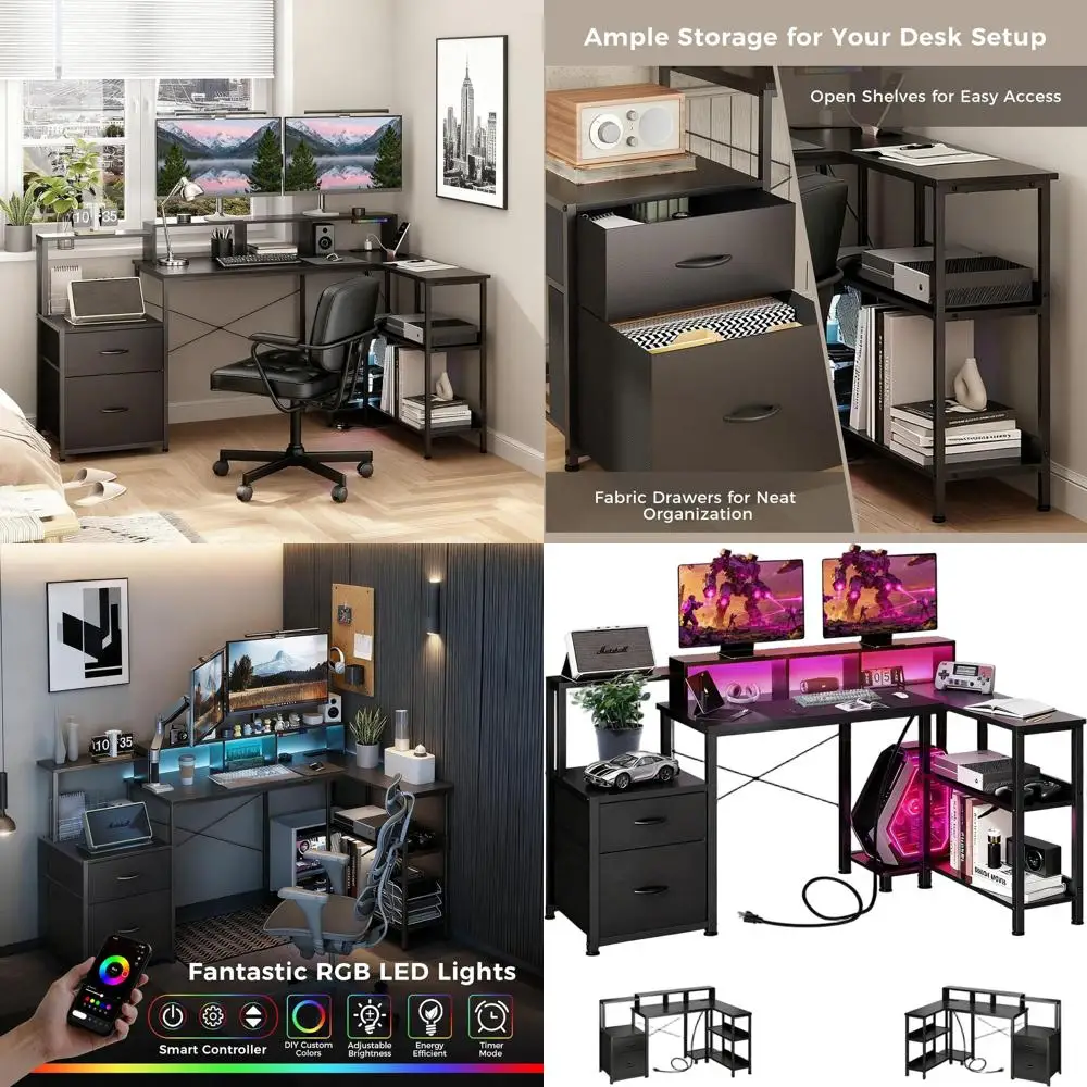 73" L Shaped Gaming…