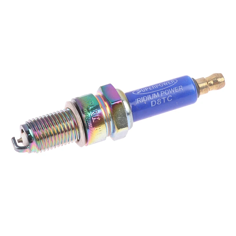 D8TC Blue Iridium Spark Plug For Vertical Engine CG Series 125cc 150cc 200cc 250cc Off-road Vehicle Motorcycle Electric Scooter