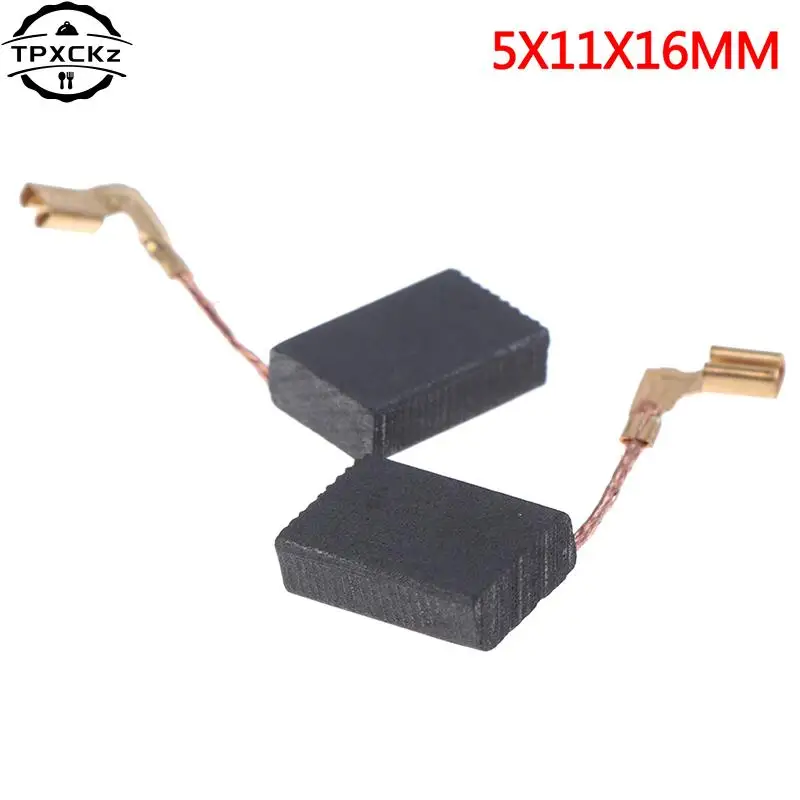 2Pcs/lot 5X11X16MM Motor Electric Carbon Brushes For Makita 9553