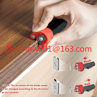 Adjustable Woodworking Blade Edge Corner Plane Head Chamfering Trimming Accessories for 45 Degree Bevel Manual Planer