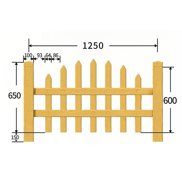 Reuse Pour Into Beton House Garden Ornament Plastic Formwork Mould Cement Concrete Balcony Fence Mold